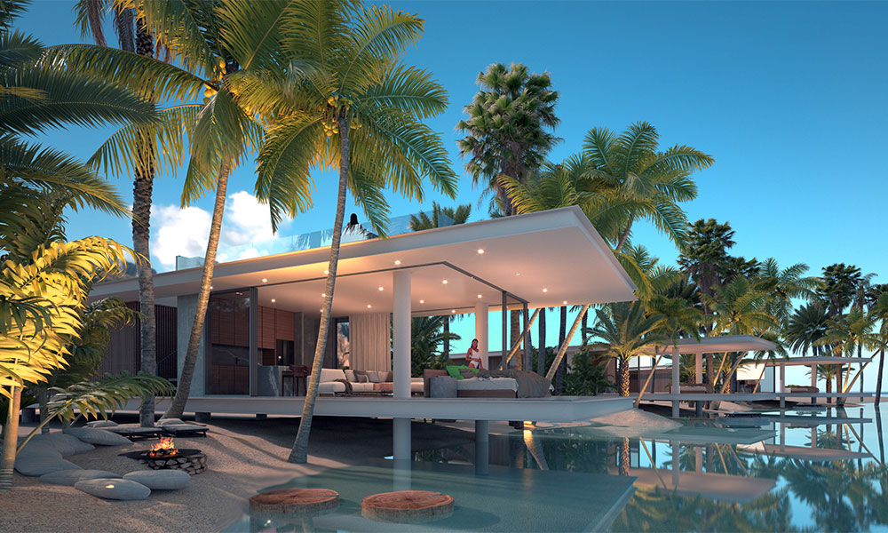 Nowoczesna willa w pierwszej linii brzegowej na Cyprze Północnym